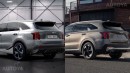 2025 Kia Sorento GT rendering by AutoYa Interior