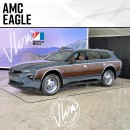AMC Eagle 4x4 wagon rendering by jlord8