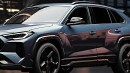 2025 Toyota Corolla Cross rendering by Q Cars & AutomagzTV