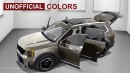 2025 Kia Telluride rendering by AutoYa
