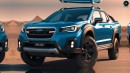 2025 Subaru Baja CGI revival by PoloTo