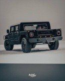 Virtually-Swapped Hellcat AM General Hummer rendering by adry53customs