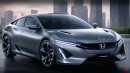 2025 Honda Accord Hybrid Touring rendering by AutomagzPro / Real Automotive
