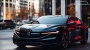2025 Honda Accord Hybrid Touring rendering by AutomagzPro / Real Automotive