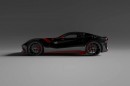 Vitesse AuDessus carbon fiber package for Ferrari F12tdf