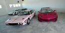 Pink 1974 Lamborghini Espada
