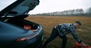 Russian vlogger burns Mercedes-AMG GT 63 4MATIC+ to the ground as a sign of protest