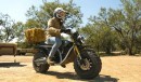 The Grunt is an all-electric, all-terrain motorcycle made in Texas, U.S.