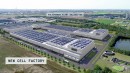 Rendering of the future Salzgitter battery plant