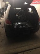 Dismantled Volkswagen Golf 2.0 TDI before being turned in to the dealer