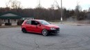 Volkswagen Golf GTI Gets RWD Conversion With OEM Parts, Celebrates With Donuts