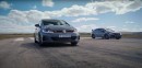 Volkswagen Golf GTI TCR vs. Honda Civic Type-R drag race