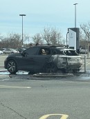 Volkswagen ID.4 bursts into flames while charging