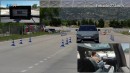 Volkswagen ID.7 2024 - Maniobra de esquiva (moose test) y eslalon | km77.com