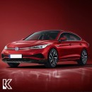 Volkswagen ID.7 based on Lamando L and ID.4 rendering by kdesignag