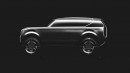 Scout Motors' rendering of its future electric SUV