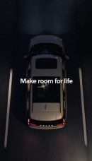 Volvo EM90 initial teaser on social media