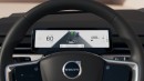 Volvo EX90 dashboard and instrument cluster model prototype
