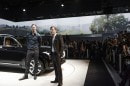 Håkan Samuelsson, President and CEO of Volvo Cars, together with Swedish football star Zlatan Ibrahimović and the all-new Volvo XC90