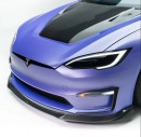 Tesla Model S Plaid Carbon Fiber Aero Program by Vorsteiner