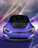 Tesla Model S Plaid Carbon Fiber Aero Program by Vorsteiner