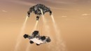 Mars 2020 skycrane descent maneuver