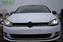 VW Golf 7 Wrapped in Matte White
