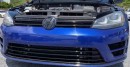 VW Golf R Big Turbo Drag Races Ford Mustang