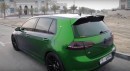 VW Golf R That Changes Color Is Obviously Fake