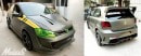 VW Polo Tuning Combines Fake Carbon With Drum Brakes and Four Exhausts