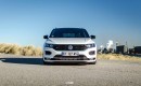 VW T-Roc Gets Lowered on White Bentley Wheels