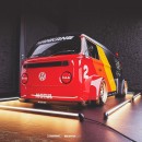 VW Type 2 Le Mans 917 Bus rendering by thiagod3sign