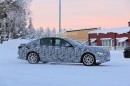 W206 Mercedes-Benz C-Class Sedan Looks Very Angry While Undergoing Winter Tests