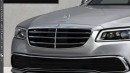W223 Mercedes-Benz S-Class digital redesign by TheSketchMonkey