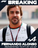 Fernando Alonso at U.S. Grand Prix