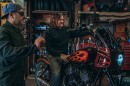 Norma Reedus and his Forged Indian Sport Chief