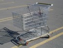 Standard shopping cart, picture taken at a Wegman's store in NY