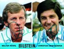 Autographed photo of Walter Röhrl and his co-driver at the time, Christian Geistdorfer