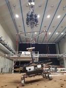 Twin ExoMars rover testing in Italy