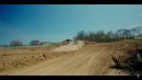 Apocalypse Warlord Ram TRX 6x6 jumps over Tesla Plaid