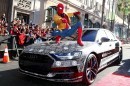 2018 Audi A8 Shown at Spider-Man Homecoming Premiere Has Spidey Wrap