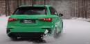 2022 Audi S3 Sportback in the snow