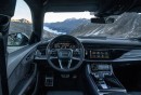 Audi RS Q8 climbs the Alps