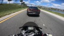 Watch a Florida cop almost kill a motorcycle rider in road rage