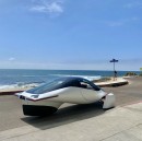Aptera's new three-wheeler Sol hit the road of southern California last week