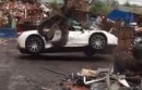 British Police Crushes Ferrari 458 Spider