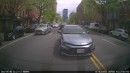Corolla driver rear-ends car twice in strange accident caught on camera