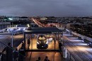 Cupra Ateca Race on a Building Rooftop in Paris