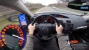 Mazda 3 MPS on the German Autobahn