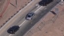 Phoenix Police using a grappler to stop a fleeing car